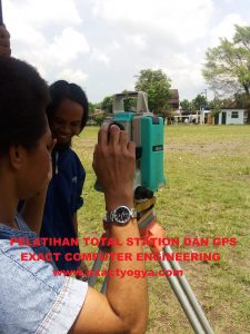 pelatihan total station Theodolite digital GPS Yogyakarta